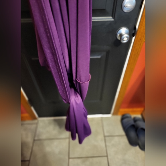 Jump Apparel purple sparkle top fitted maxi dress - Picture 9 of 12